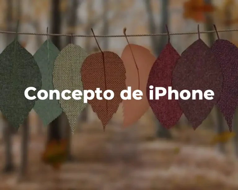 Concepto de iPhone