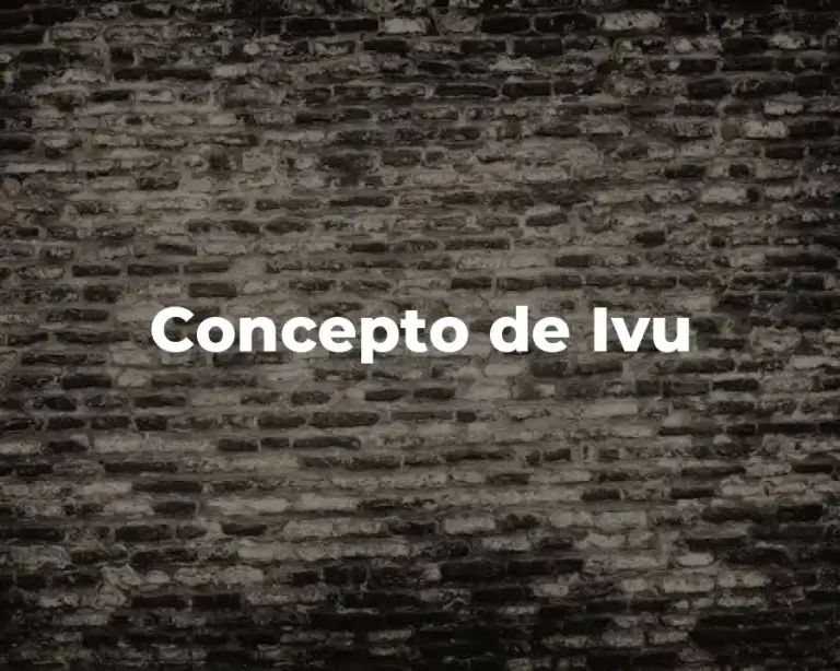Concepto de Ivu