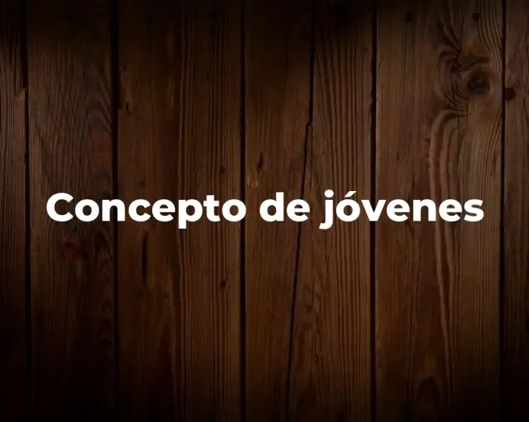 Concepto de jóvenes