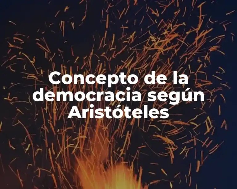 Concepto de la democracia según Aristóteles