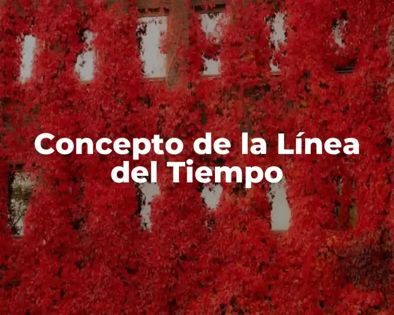 Concepto de la Línea del Tiempo