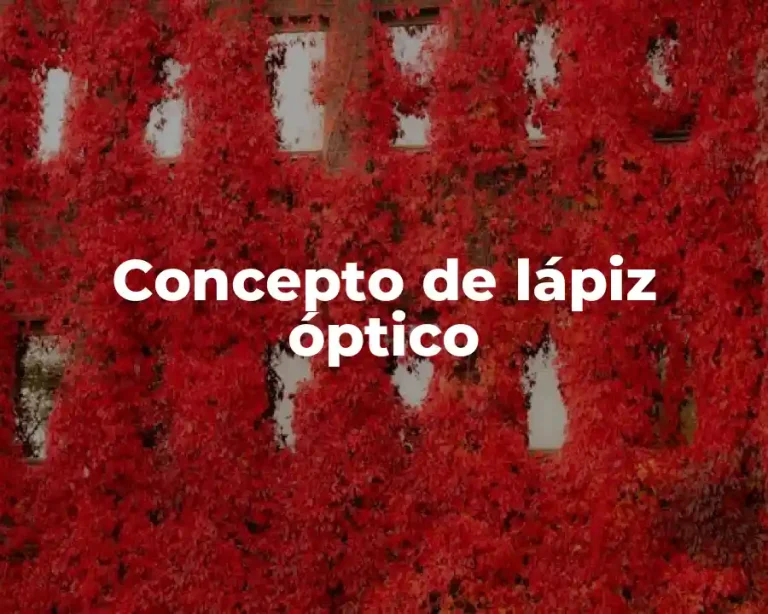 Concepto de lápiz óptico