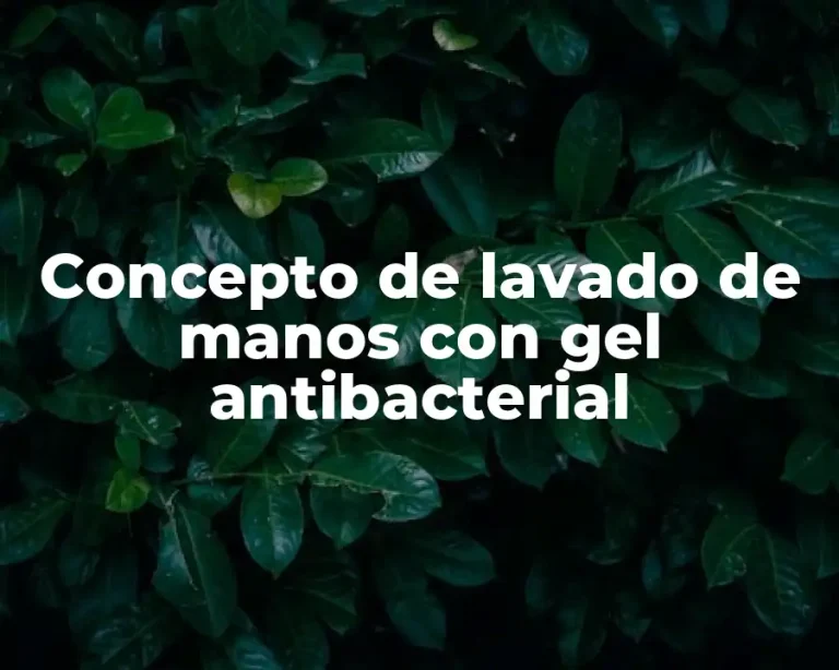 Concepto de lavado de manos con gel antibacterial