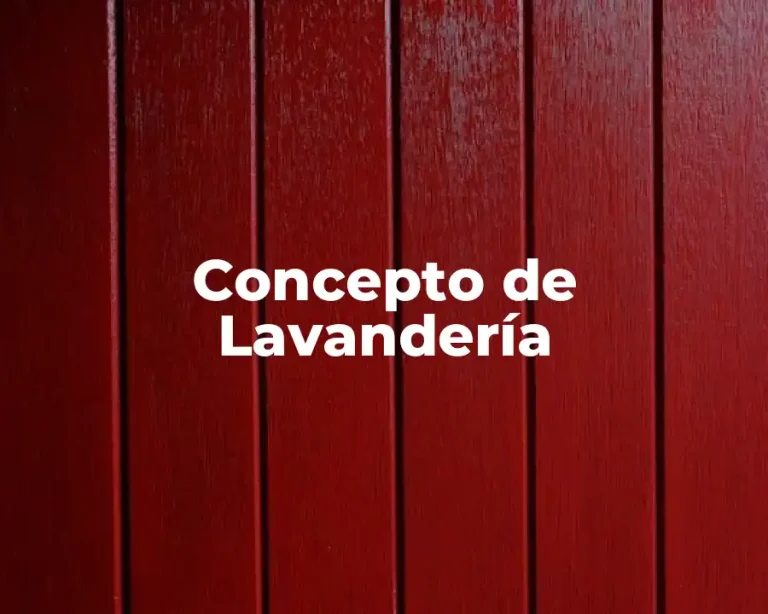 Concepto de Lavandería