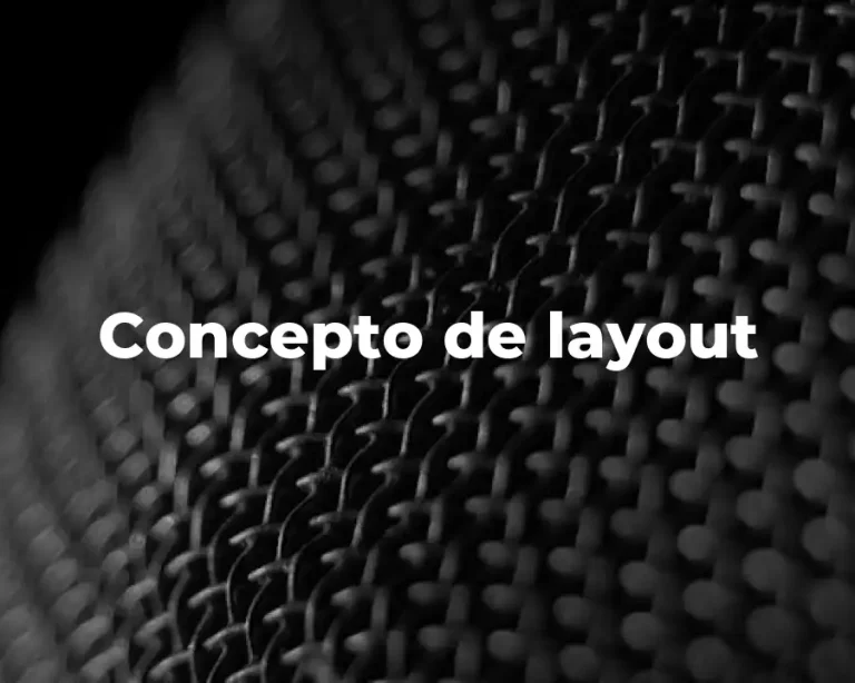 Concepto de layout