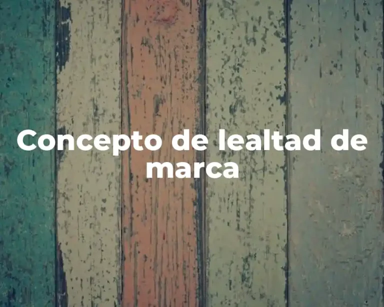 Concepto de lealtad de marca