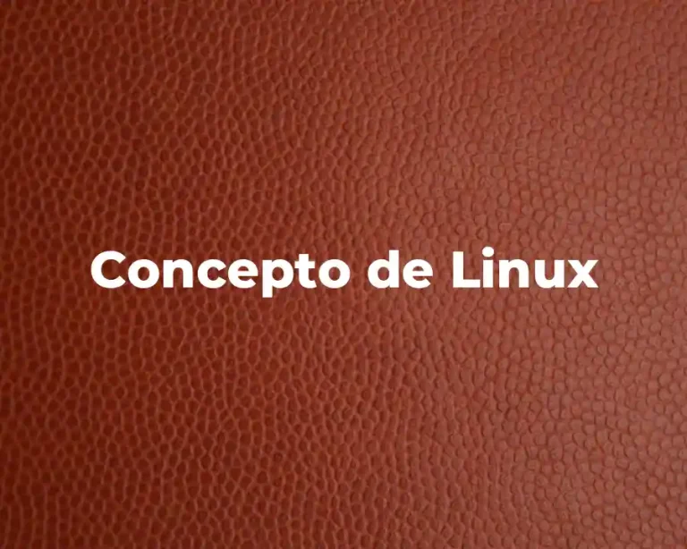 Concepto de Linux