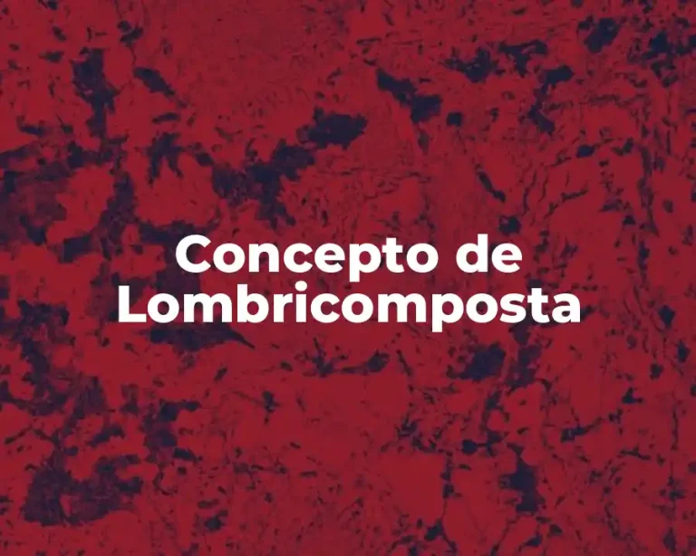 Concepto de Lombricomposta