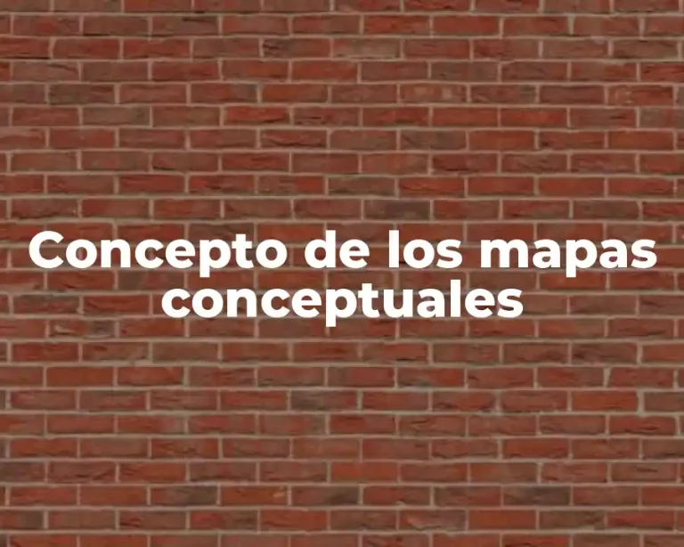 Concepto de los mapas conceptuales