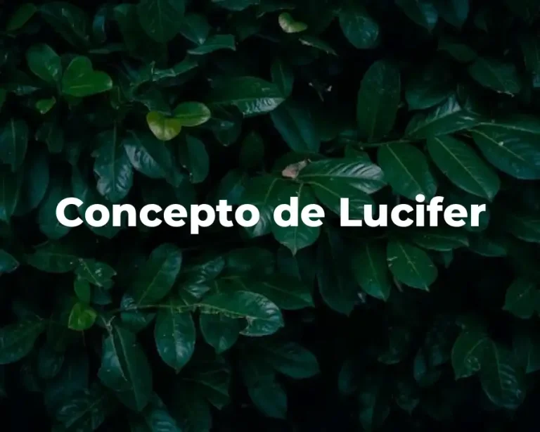 Concepto de Lucifer