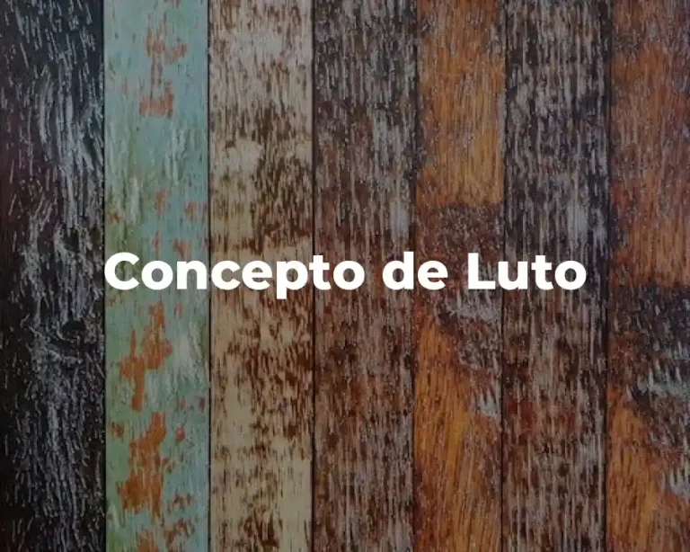 Concepto de Luto