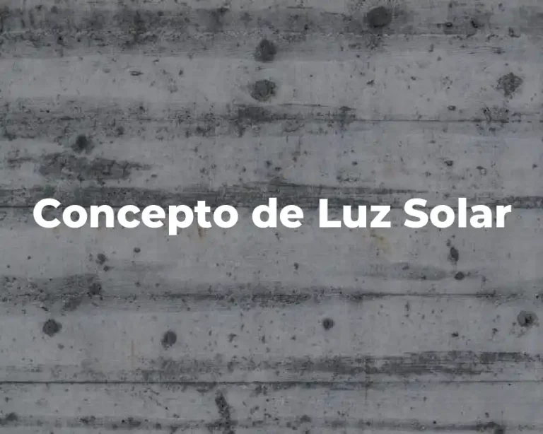 Concepto de Luz Solar