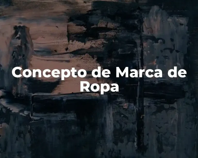 Concepto de Marca de Ropa