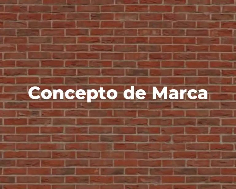 Concepto de Marca