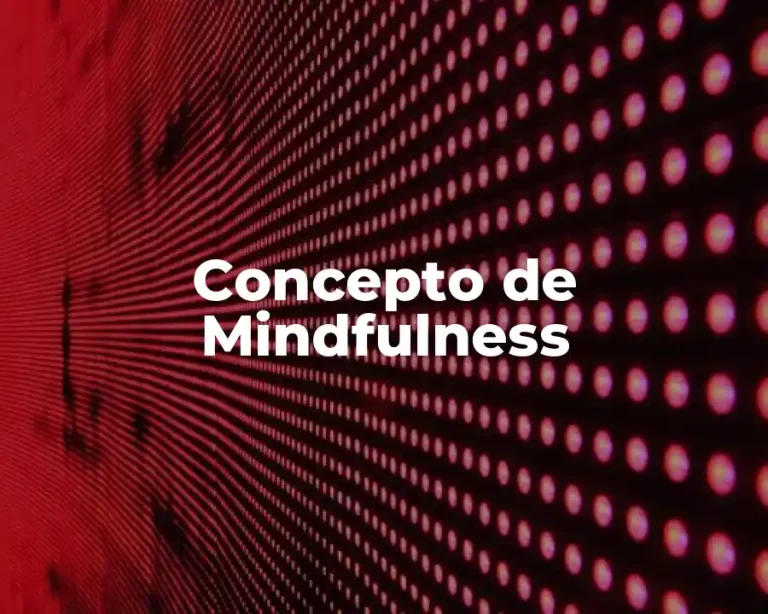 Concepto de Mindfulness