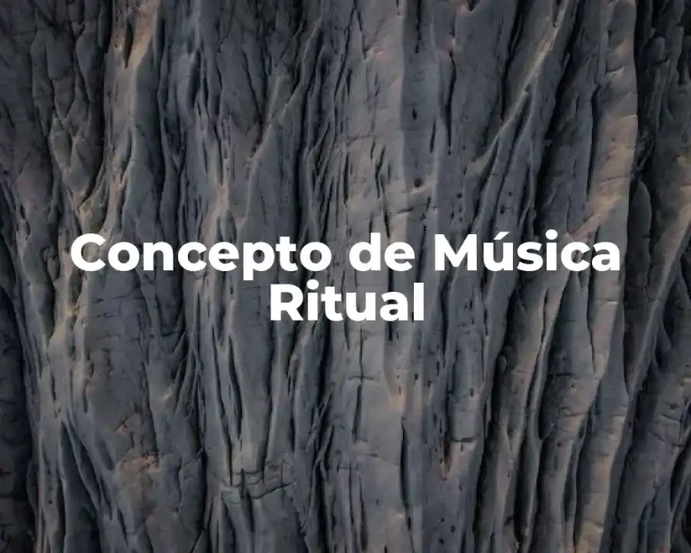 Concepto de Música Ritual
