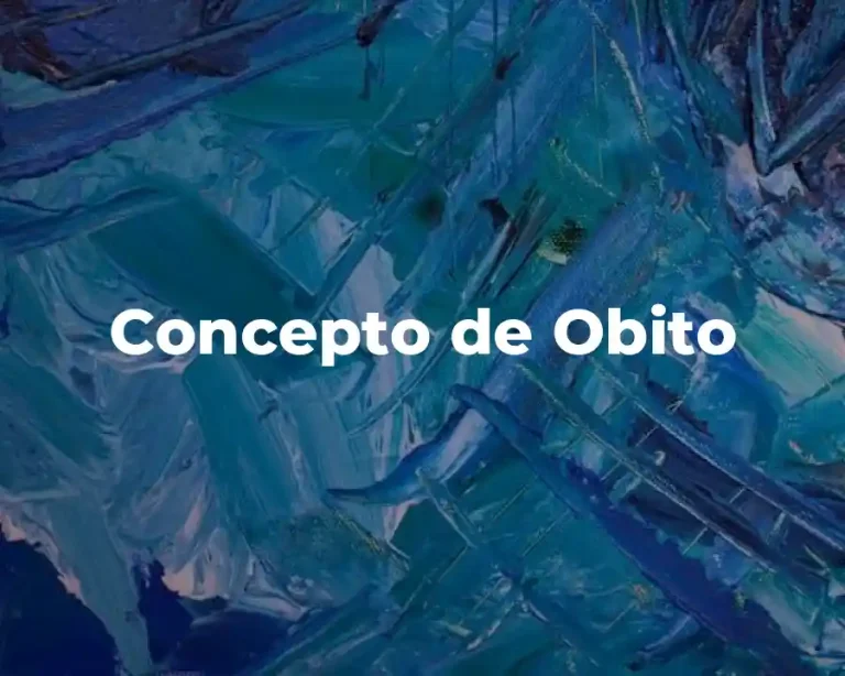 Concepto de Obito