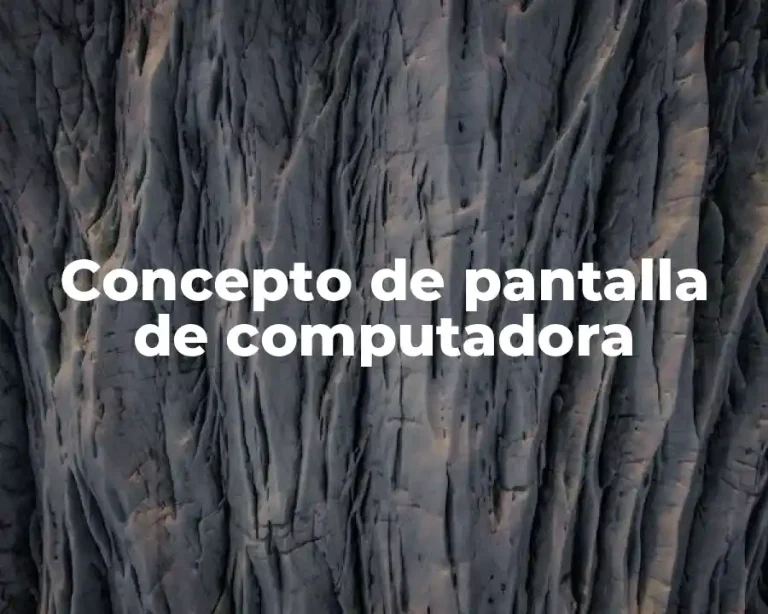 Concepto de pantalla de computadora