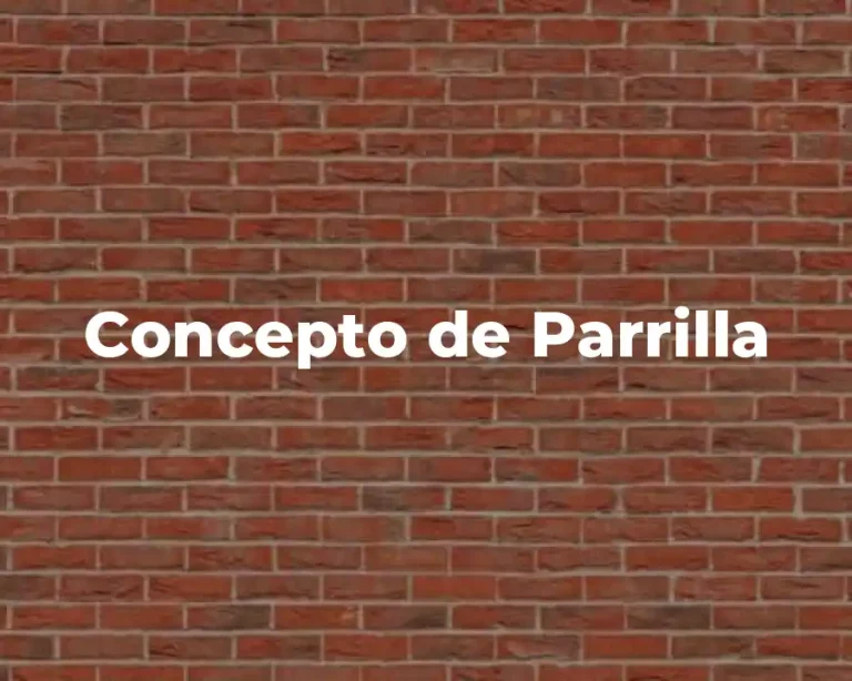 Concepto de Parrilla