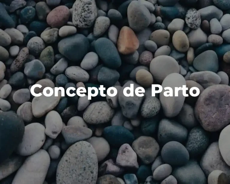 Concepto de Parto