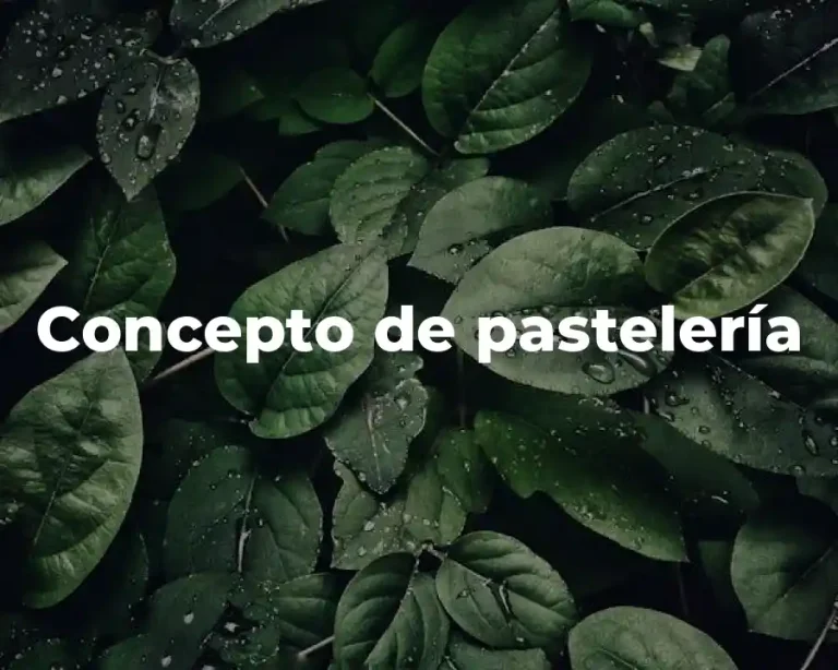 Concepto de pastelería