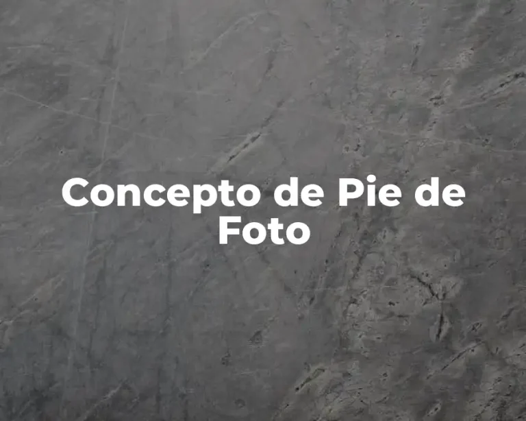 Concepto de Pie de Foto