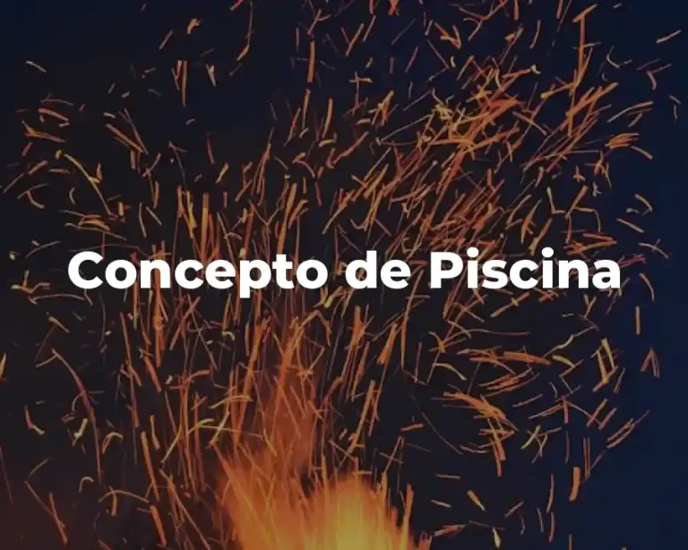 Concepto de Piscina