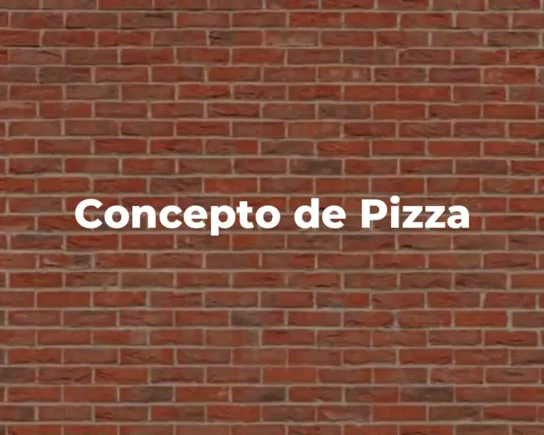 Concepto de Pizza