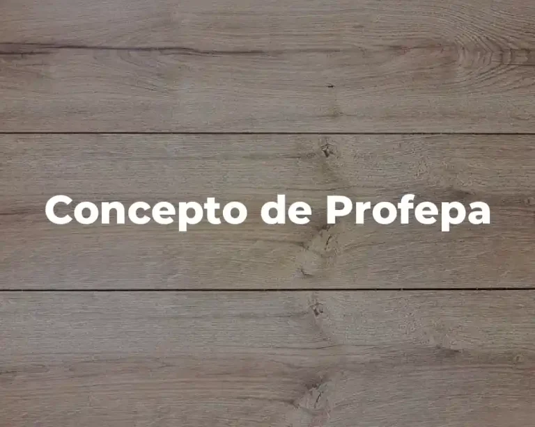 Concepto de Profepa