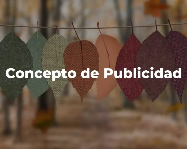 Concepto de Publicidad