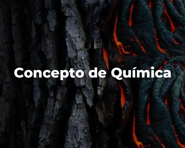 Concepto de Química