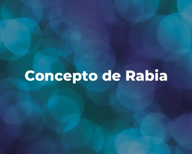 Concepto de Rabia