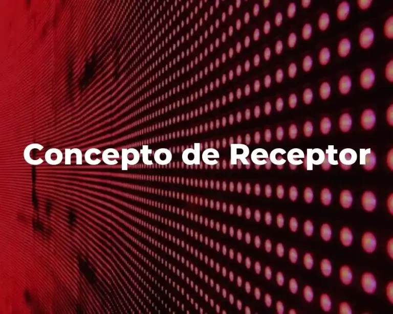 Concepto de Receptor