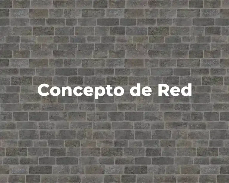 Concepto de Red