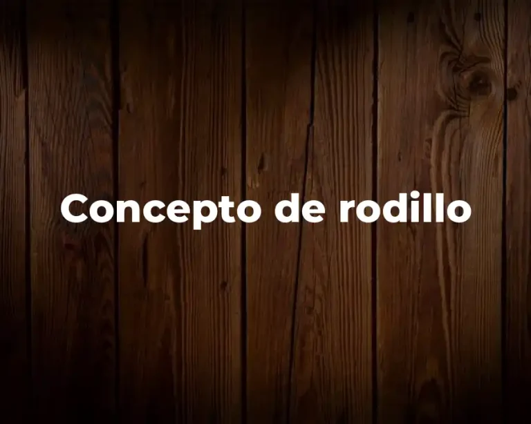 Concepto de rodillo