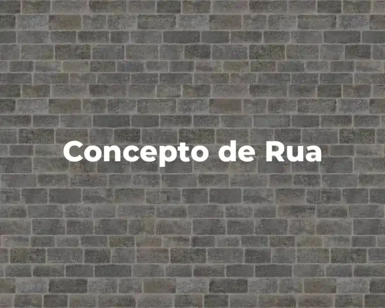 Concepto de Rua