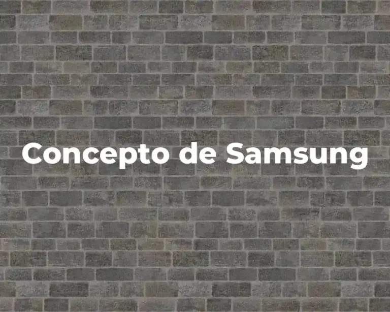 Concepto de Samsung