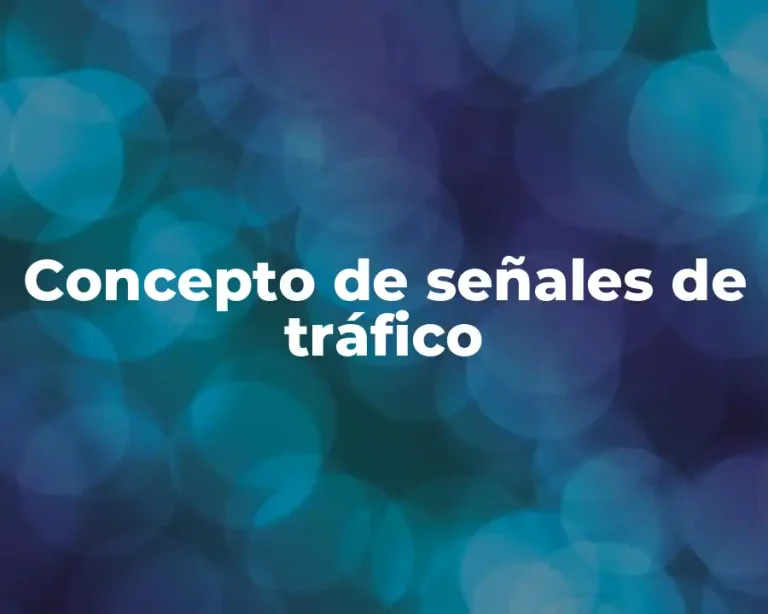 Concepto de señales de tráfico