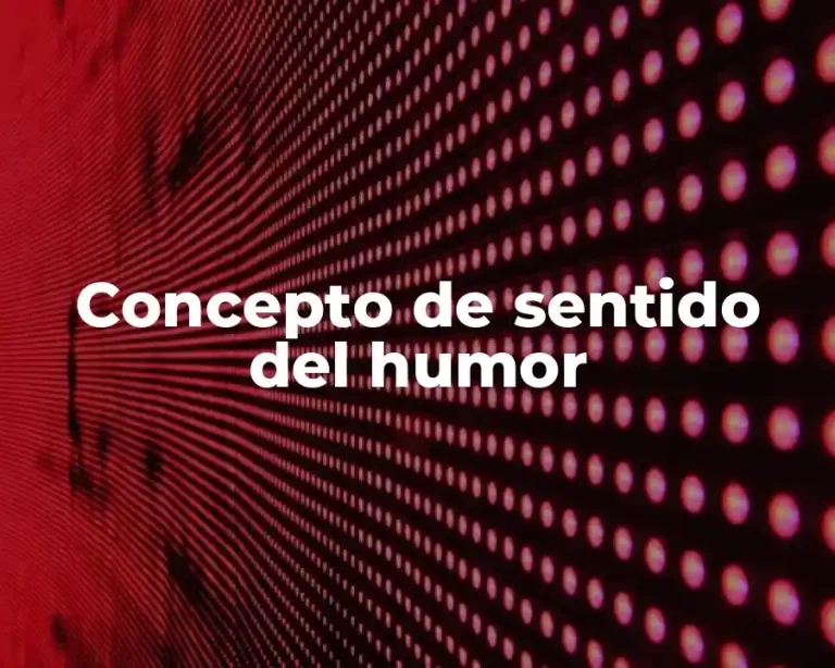 Concepto de sentido del humor