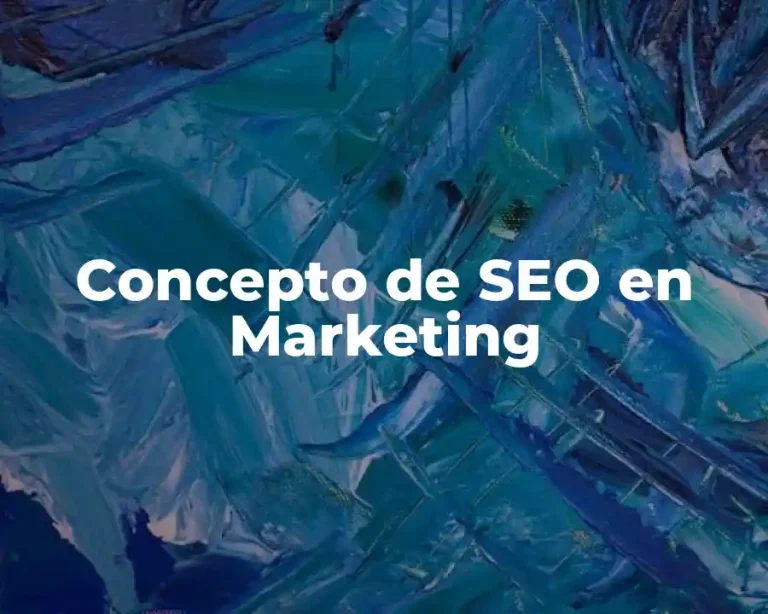 Concepto de SEO en Marketing