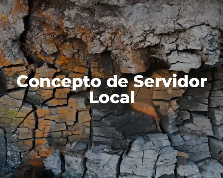 Concepto de Servidor Local