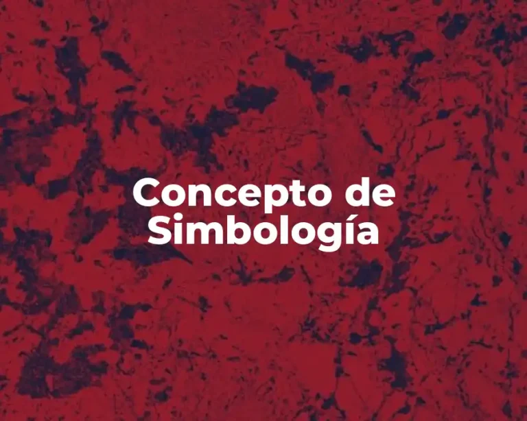 Concepto de Simbología