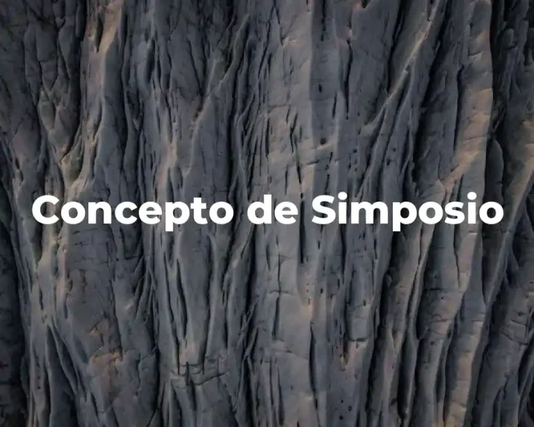 Concepto de Simposio