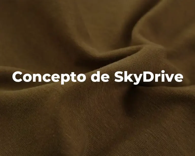 Concepto de SkyDrive