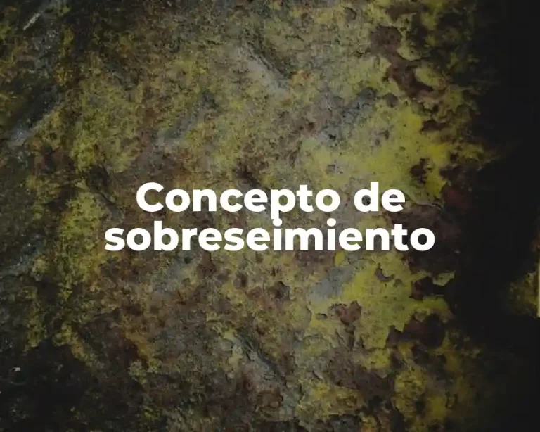 Concepto de sobreseimiento