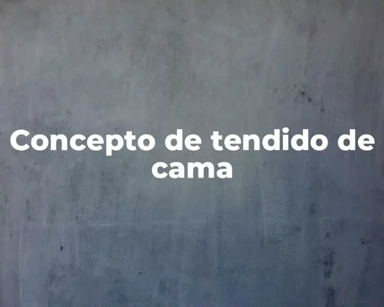 Concepto de tendido de cama