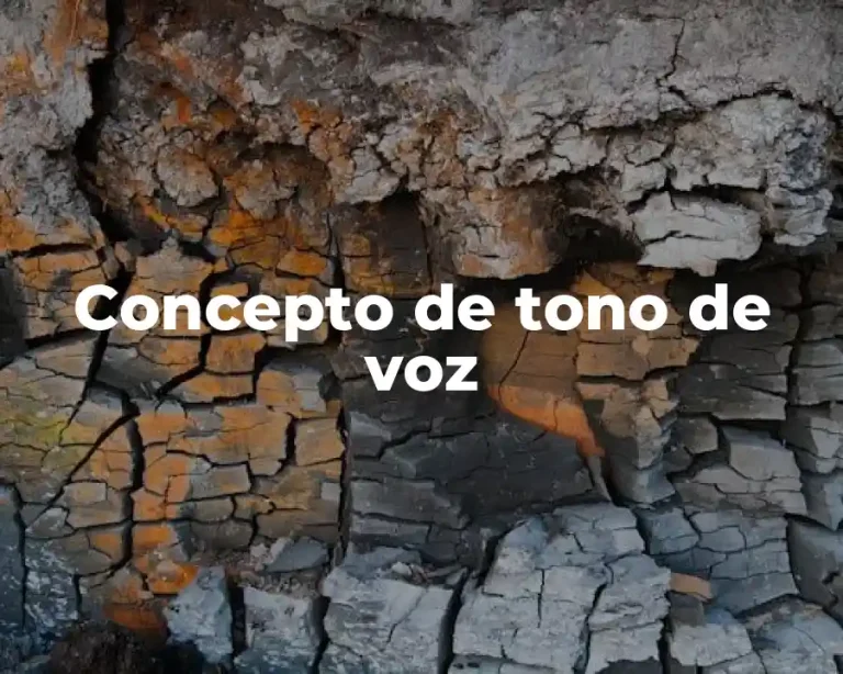 Concepto de tono de voz