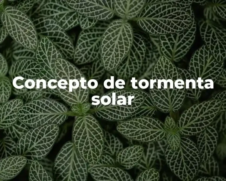 Concepto de tormenta solar