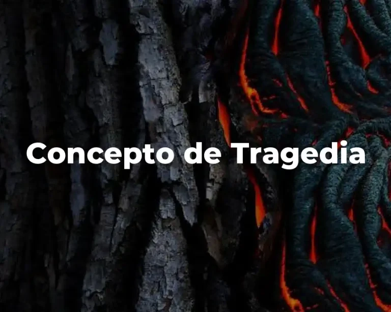 Concepto de Tragedia