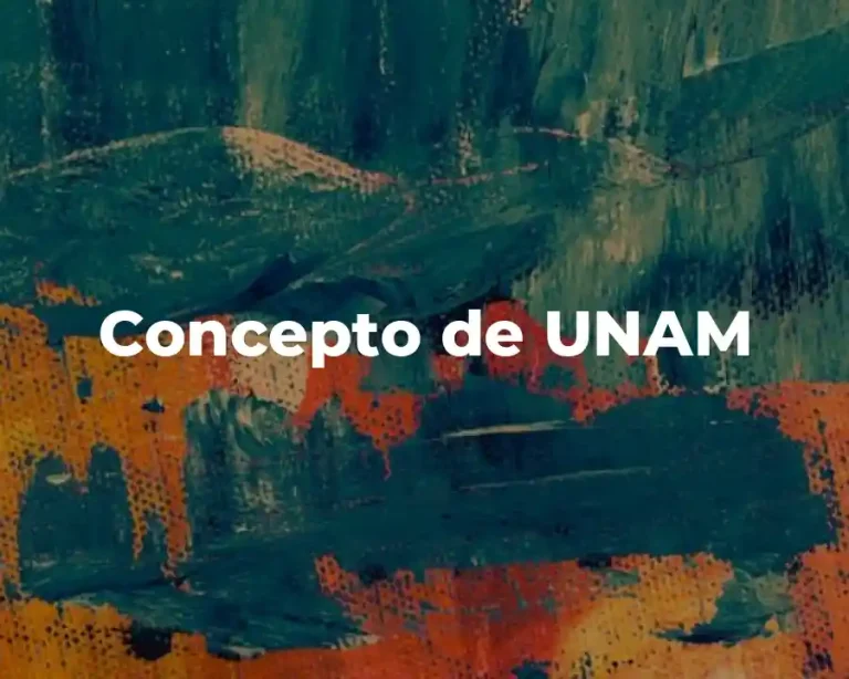Concepto de UNAM